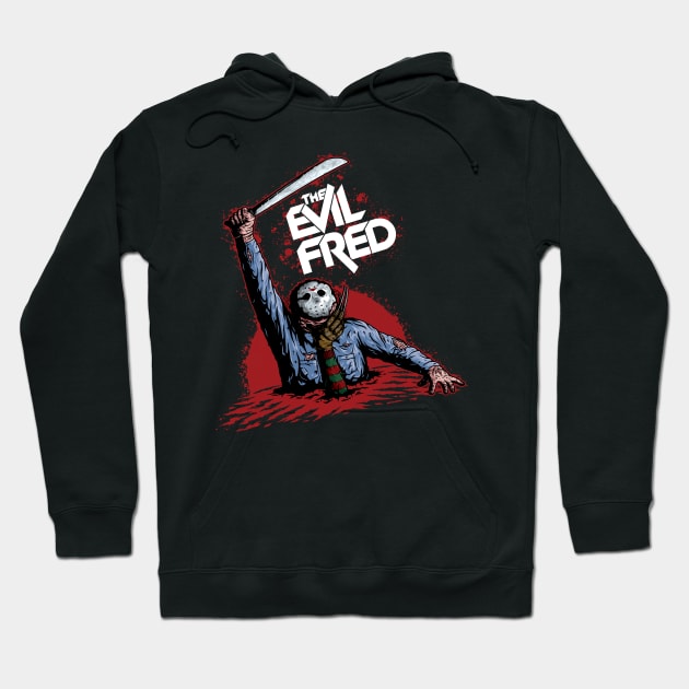 The Evil Fred Hoodie by mikehandyart